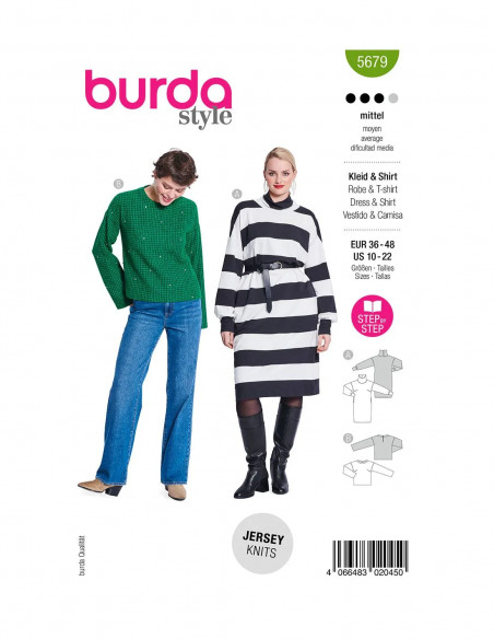 Patron Burda 5679 - Pull