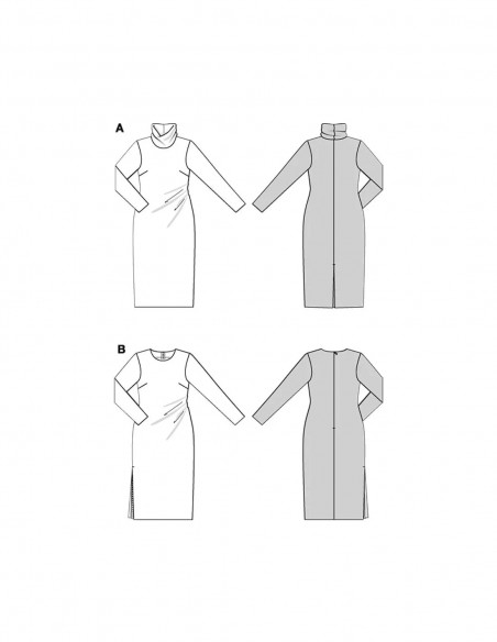 Patron Burda 5684 - Robe