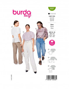 Patron Burda 5687 - Chemisier