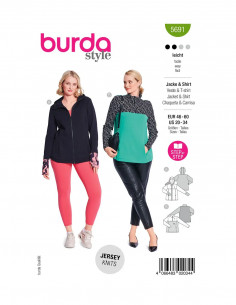 Patron Burda 5691 - T-shirt