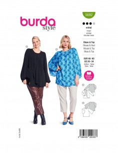 Patron Burda 5692 - Blouse