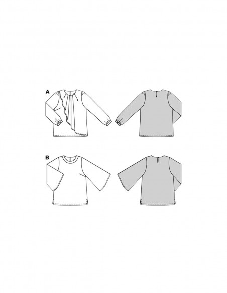 Patron Burda 5692 - Blouse