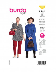 Patron Burda 5693 - Robe et chemisier