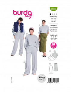 Patron Burda 5694 - Sweatshirt