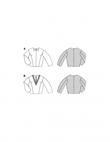 Patron Burda 5697 - T-shirt