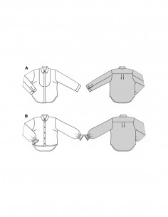 Patron Burda 5700 - Chemisier 2