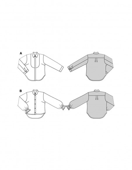 Patron Burda 5700 - Chemisier