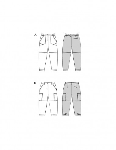 Patron Burda 5703 - Pantalon