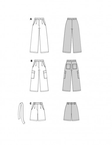 Patron Burda 5707 - Pantalon