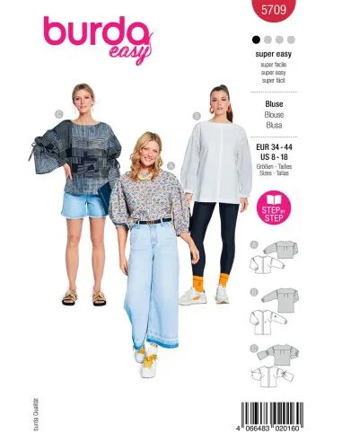 Patron Burda 5709 - Chemisier