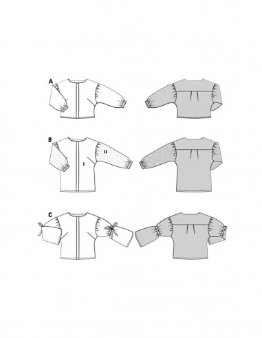 Patron Burda 5709 - Chemisier