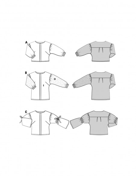 Patron Burda 5709 - Chemisier