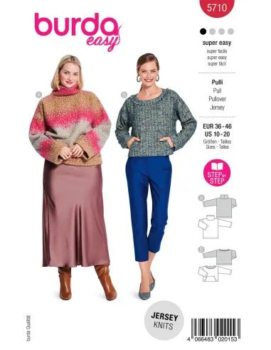 Patron Burda 5710 - Pull