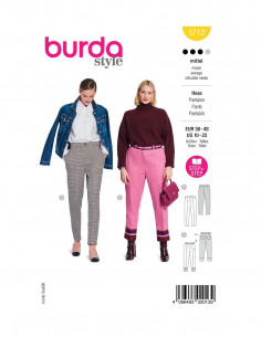 Patron Burda 5712 - Pantalon