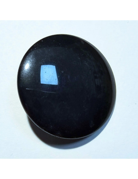 Bouton à pied, 27mm, rond, bleu marine