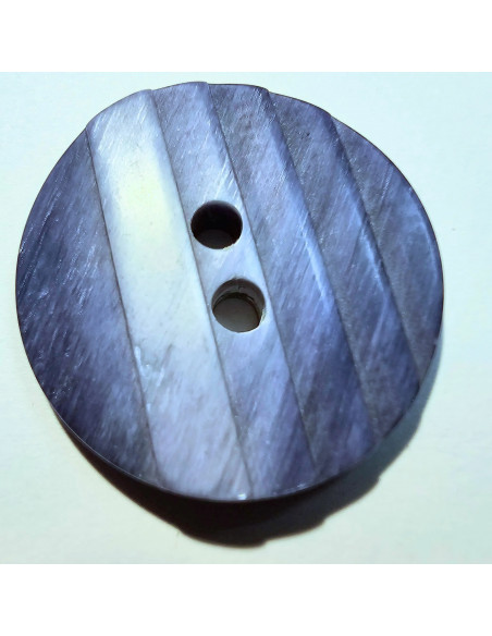 Bouton 2 trous, 27mm, effet escalier, dégradé de bleu