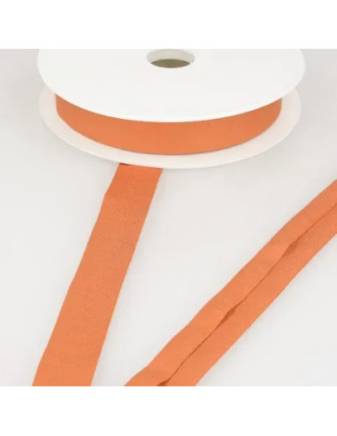 Biais jersey, 20mm, orange