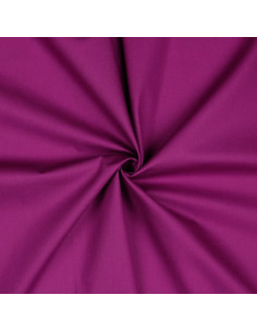 Popeline de coton unie, violine