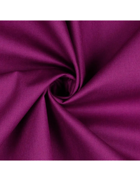 Popeline de coton unie, violine