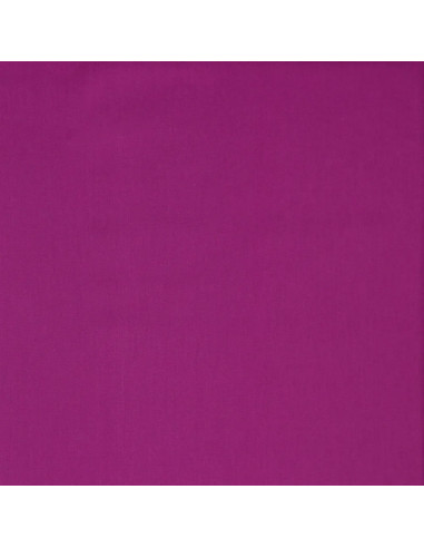 Popeline de coton unie, violine