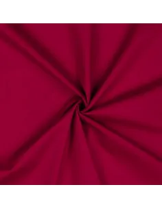 Tissu, Popeline de Coton Unie, Rose Cerise, Laize 150 cm, 100% Coton 125g/m²