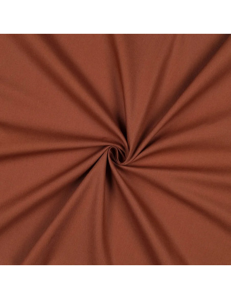 Tissu, Popeline de Coton Unie, Marron Chocolat, Laize 150 cm, 100% Coton 125g/m²