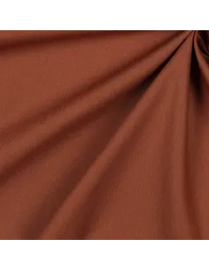 Tissu, Popeline de Coton Unie, Marron Chocolat, Laize 150 cm, 100% Coton 125g/m² 2