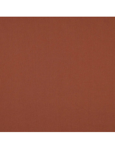 Tissu, Popeline de Coton Unie, Marron Chocolat, Laize 150 cm, 100% Coton 125g/m²