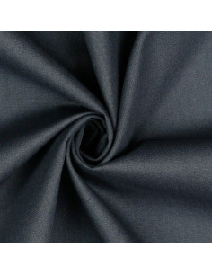 Popeline de coton unie, gris foncé 2