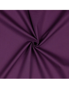 Popeline de coton unie, violet