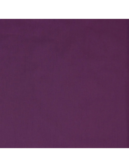 Tissu, Popeline de Coton Unie, Violet, Laize 150 cm, 100% Coton 125g/m²