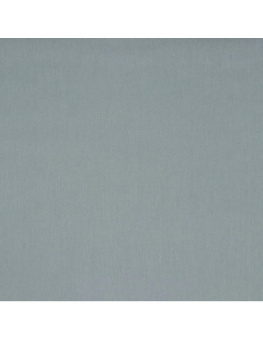 Tissu, Popeline de Coton Unie, Gris Pierre, Laize 150 cm, 100% Coton 125g/m²