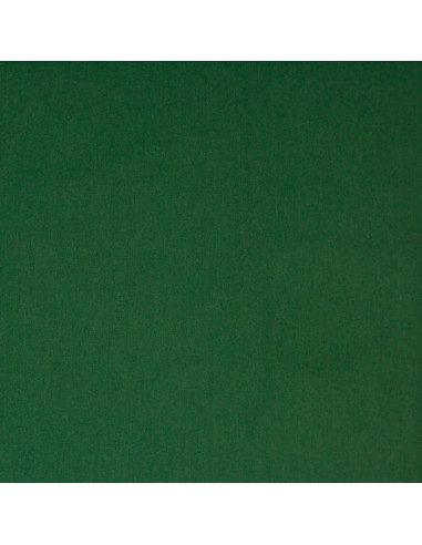Tissu, Popeline de Coton Unie, Vert Sapin, Laize 150 cm, 100% Coton 125g/m²