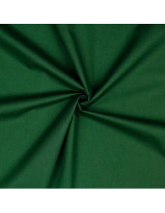 Popeline de coton unie, vert sapin
