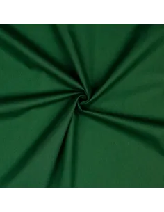 Tissu, Popeline de Coton Unie, Vert Sapin, Laize 150 cm, 100% Coton 125g/m²