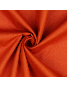 Popeline de coton unie, terracotta 2