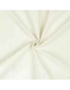 Tissu, Popeline de Coton Unie, Écru, Laize 150 cm, 100% Coton 125g/m²