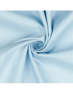Tissu, Popeline de Coton Unie, Bleu Ciel, Laize 150 cm, 100% Coton 125g/m² 2