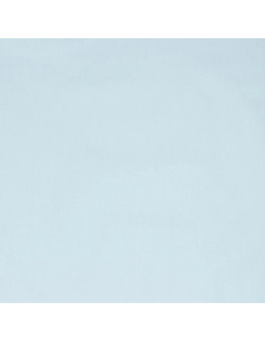 Tissu, Popeline de Coton Unie, Bleu Ciel, Laize 150 cm, 100% Coton 125g/m²