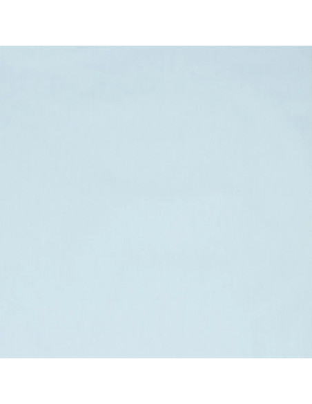 Tissu, Popeline de Coton Unie, Bleu Ciel, Laize 150 cm, 100% Coton 125g/m²