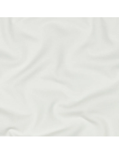 Tissu, Jersey de Coton Uni, Écru, Laize 145 cm, Coton Stretch Oeko-Tex