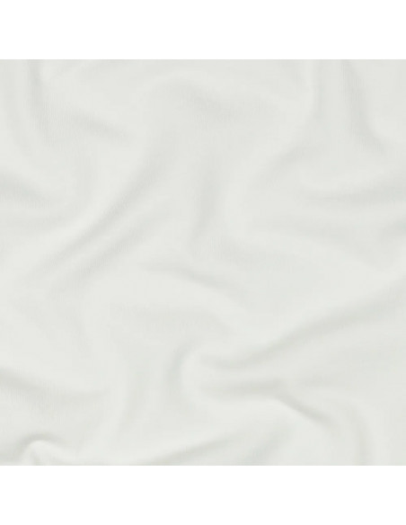 Tissu, Jersey de Coton Uni, Écru, Laize 145 cm, Coton Stretch Oeko-Tex