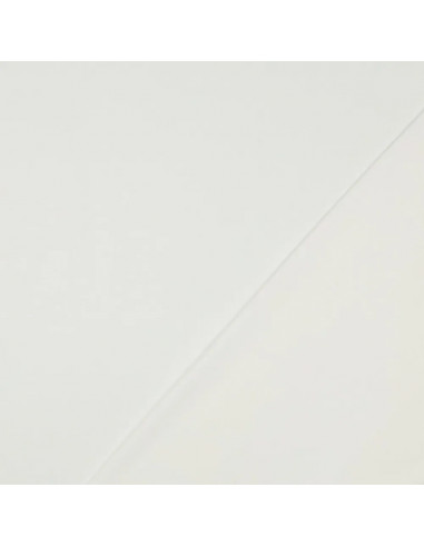 Tissu, Jersey de Coton Uni, Écru, Laize 145 cm, Coton Stretch Oeko-Tex