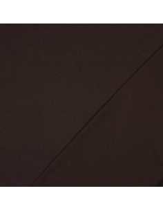 Jersey de coton uni, marron foncé 2
