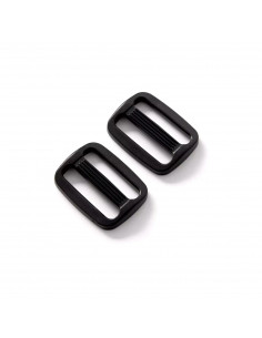 Boucles coulissantes, plastique, 40mm, noir 2