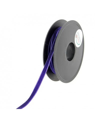 Ruban velours 9mm, violet