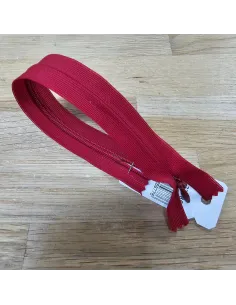 Fermeture invisible Prym Z41 rouge 40 cm | Zephyr Tissus