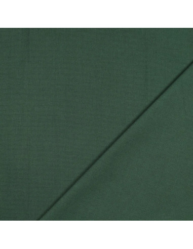 Tissu, Canvas Uni, Vert Sapin, Laize 140 cm, 100% Coton 322g/m²