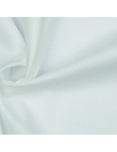 Tissu, Voile de Coton, Blanc Pur, Laize 140 cm, 100% Coton 70g/m²