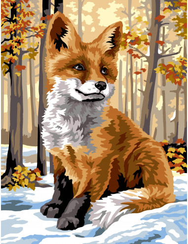 Canevas 50 x 65 cm - Le renard
